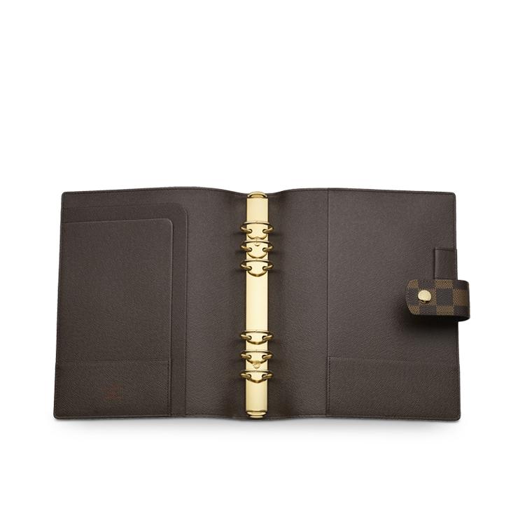 Large Ring Agenda Cover Damier Ebene - Books and Stationery